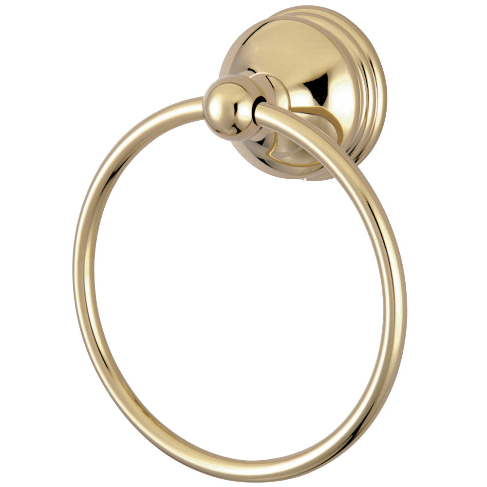 Kingston Brass BA1164PB Vintage Towel Ring, Polished Brass - BNGBath