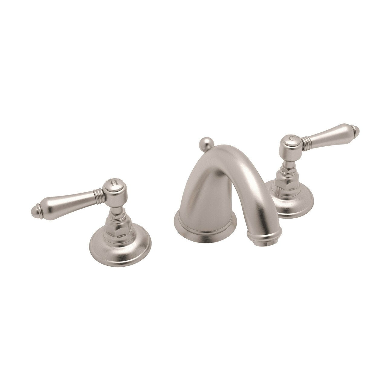 ROHL San Julio C-Spout Widespread Bathroom Faucet - BNGBath