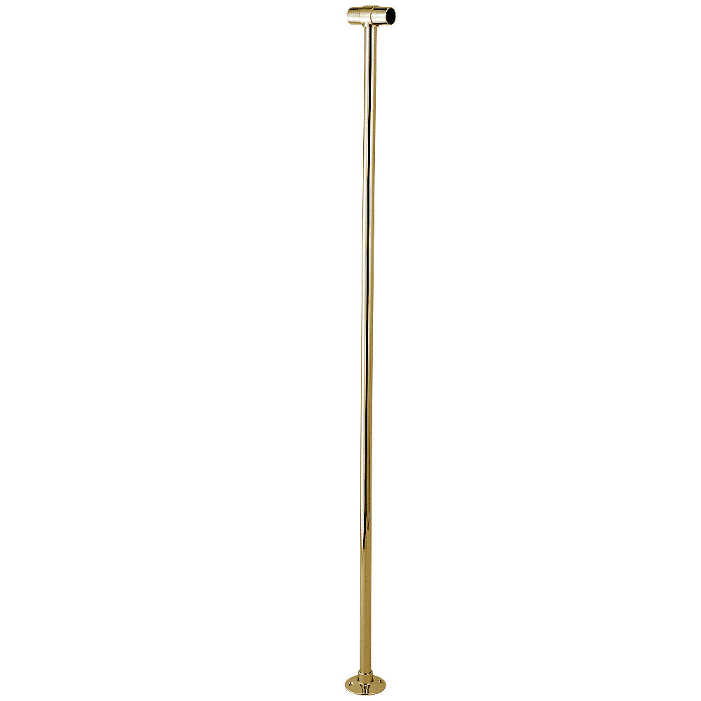 Kingston Brass ABT1042-2 Shower Curtain Rail Support, Polished Brass - BNGBath