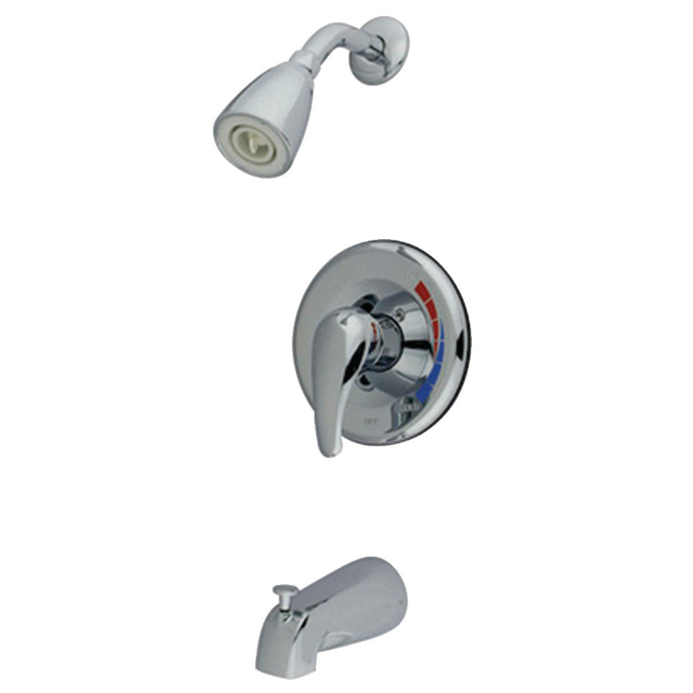 Kingston Brass KS651 Tub and Shower Faucet, Polished Chrome - BNGBath