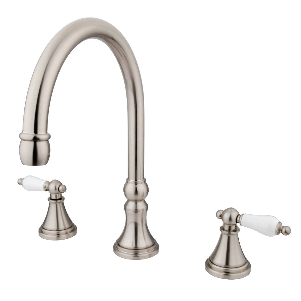 Kingston Brass KS2348PL Roman Tub Faucet, Brushed Nickel - BNGBath