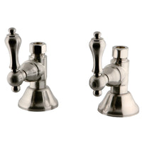 Thumbnail for Kingston Brass CCK44158AL Straight Stop Shut Off Valve, Brushed Nickel - BNGBath