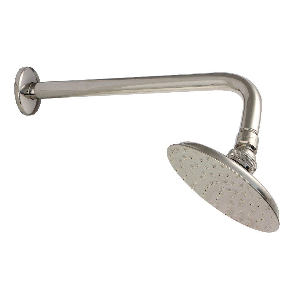 Kingston Brass K135A6CK Victorian 5-1/4" Shower Head with Shower Arm, Polished Nickel - BNGBath