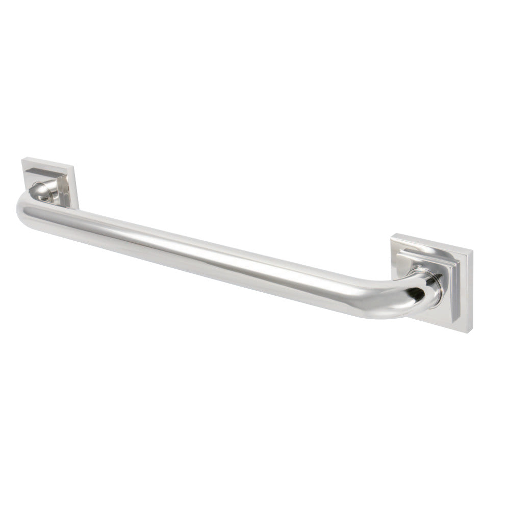 Kingston Brass DR614186 Claremont 18" Grab Bar, 1-1/4" Diameter, Polished Nickel - BNGBath