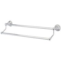 Thumbnail for Kingston Brass BA556318C Royale 18-Inch Dual Towel Bar, Polished Chrome - BNGBath