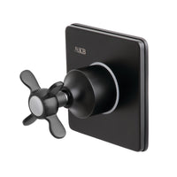 Thumbnail for Kingston Brass KS3040BEX 3-Way Diverter Valve with Trim Kit, Matte Black - BNGBath