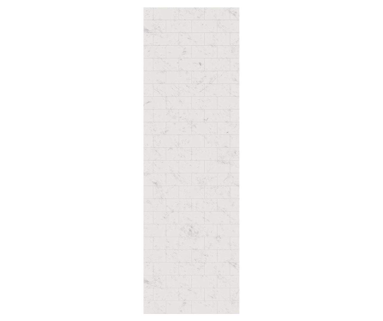 MTMK-9632-1 32 x 96 Swanstone Metro Subway Tile Glue up Bathtub and Shower Single Wall Panel  - BNGBath