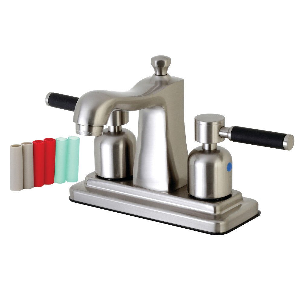 Kingston Brass FB4648DKL 4 in. Centerset Bathroom Faucet, Brushed Nickel - BNGBath