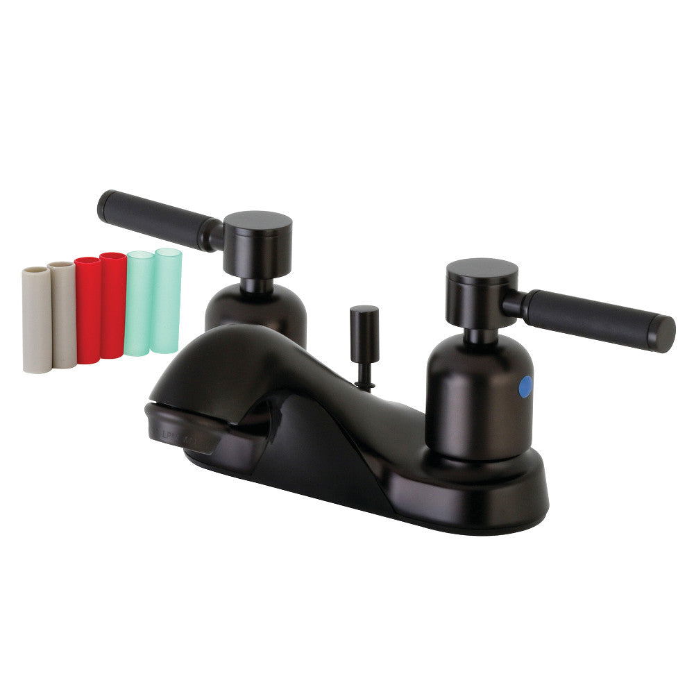 Kingston Brass FB5625DKL 4 in. Centerset Bathroom Faucet, Oil Rubbed Bronze - BNGBath