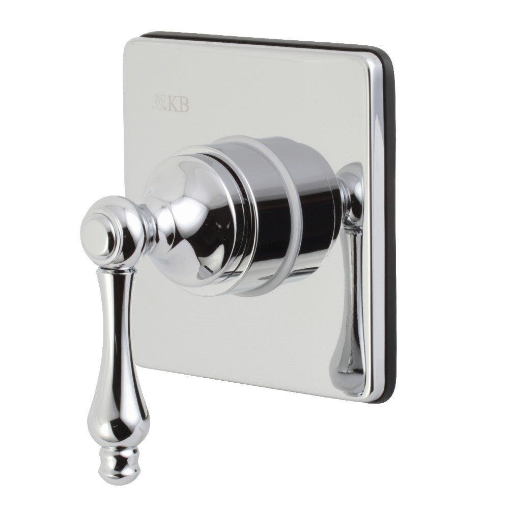 Kingston Brass KS3041AL 3-Way Diverter Valve with Trim Kit, Polished Chrome - BNGBath