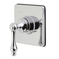 Thumbnail for Kingston Brass KS3041AL 3-Way Diverter Valve with Trim Kit, Polished Chrome - BNGBath