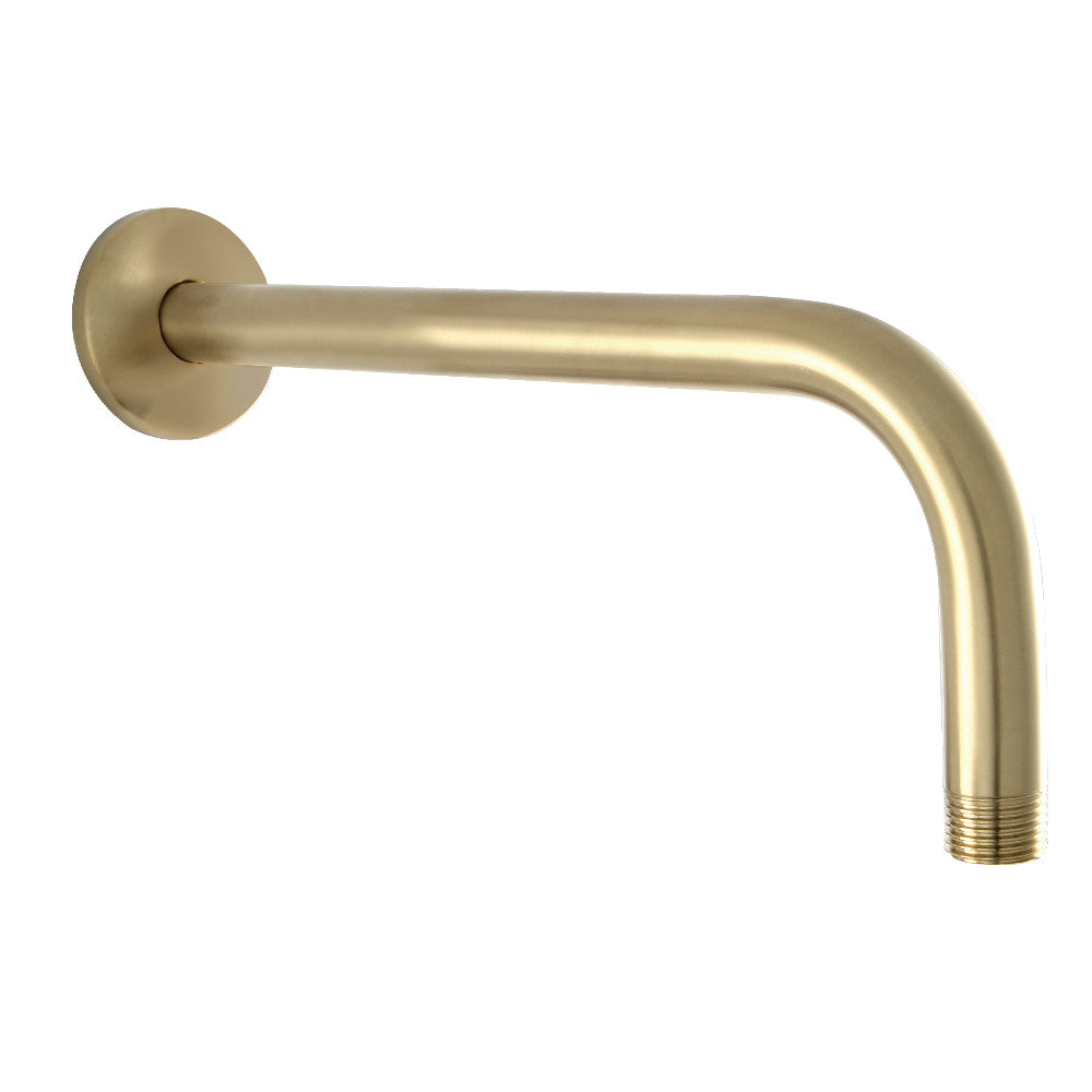 Kingston Brass K112A7 Claremont 12" Rain Drop Shower Arm, Brushed Brass - BNGBath