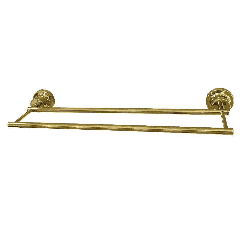 Kingston Brass BAH821318PB Concord 18-Inch Double Towel Bar, Polished Brass - BNGBath