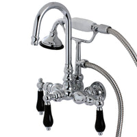 Thumbnail for Aqua Vintage AE8T1PKL Duchess Wall Mount Clawfoot Tub Faucet, Polished Chrome - BNGBath