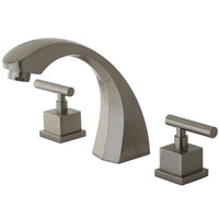 Thumbnail for Kingston Brass KS4368CQL Concord Roman Tub Faucet, Brushed Nickel - BNGBath