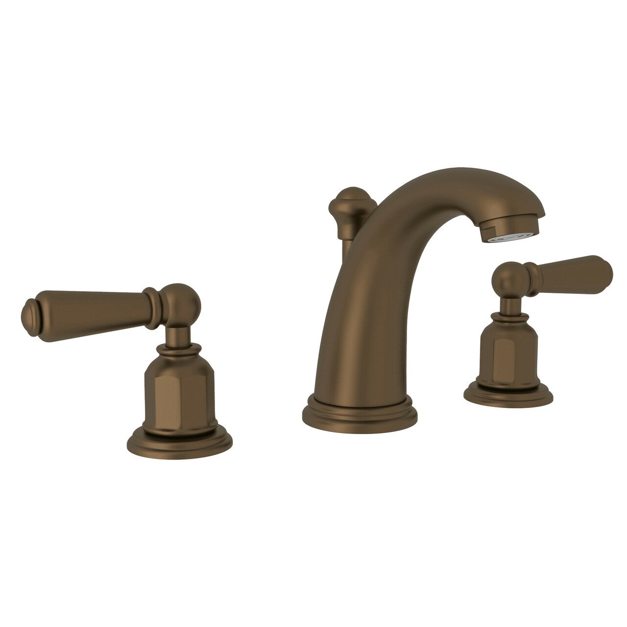 Perrin & Rowe Edwardian High Neck Widespread Bathroom Faucet - BNGBath