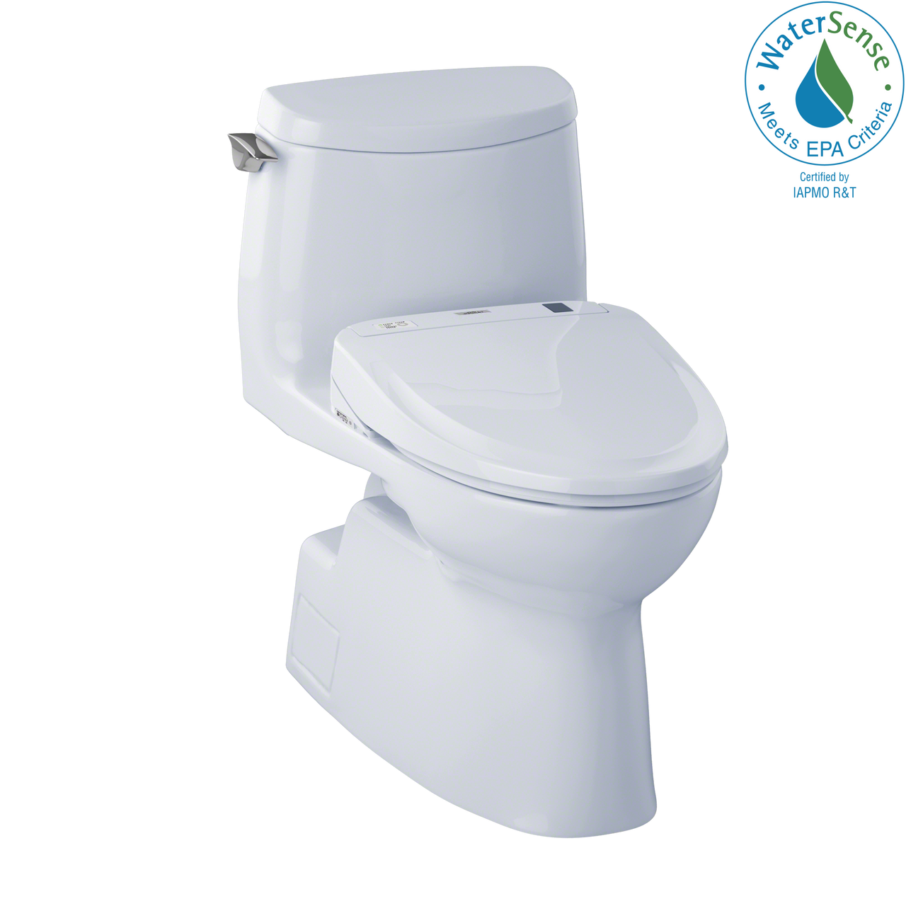 TOTO WASHLET+  Carlyle II 1G One-Piece Elongated 1.0 GPF Toilet and WASHLET S350e Bidet Seat,  - MW614584CUFG#01 - BNGBath