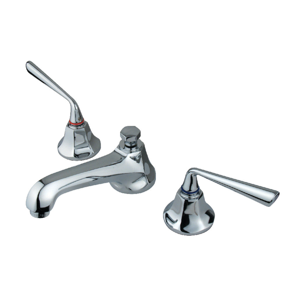 Kingston Brass KS4461ZL 8 in. Widespread Bathroom Faucet, Polished Chrome - BNGBath