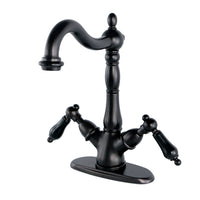 Thumbnail for Kingston Brass KS1495PKL Duchess Vessel Sink Faucet, Oil Rubbed Bronze - BNGBath