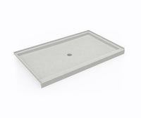 Thumbnail for SS-3660 36 x 60 Swanstone Alcove Shower Pan with Center Drain - BNGBath