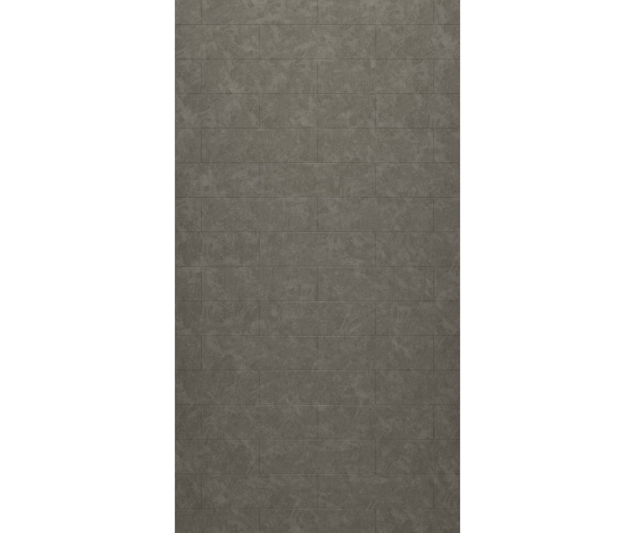 MSMK-8438-1 38 x 84 Swanstone Modern Subway Tile Glue up Bathtub and Shower Single Wall Panel  - BNGBath