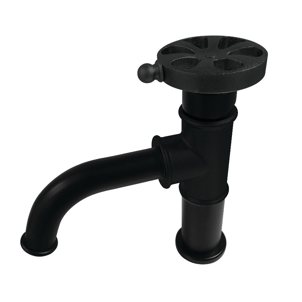 Kingston Brass KS2820RX Belknap Single-Handle Bathroom Faucet with Push Pop-Up, Matte Black - BNGBath