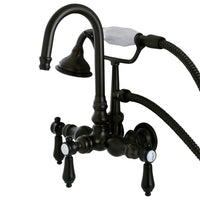 Thumbnail for Aqua Vintage AE7T5BAL Heirloom Wall Mount Clawfoot Tub Faucet, Oil Rubbed Bronze - BNGBath