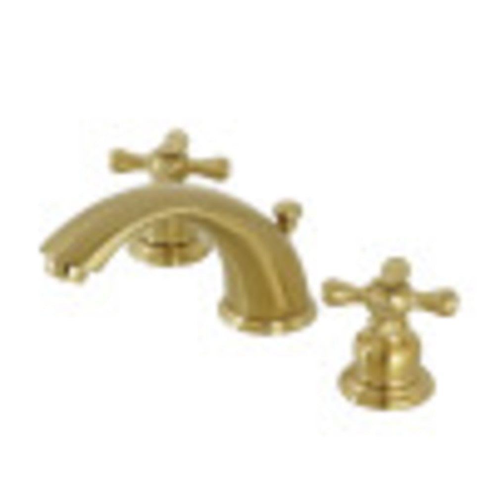 Kingston Brass KB967AXSB Victorian Widespread Bathroom Faucet, Brushed Brass - BNGBath