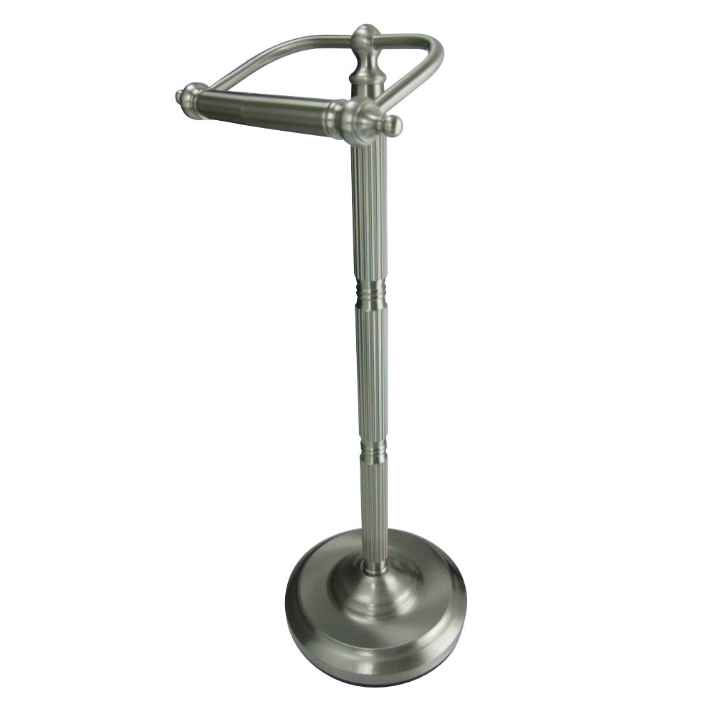 Kingston Brass CC2108 Georgian Freestanding Toilet Paper Holder, Brushed Nickel - BNGBath