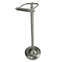 Thumbnail for Kingston Brass CC2108 Georgian Freestanding Toilet Paper Holder, Brushed Nickel - BNGBath