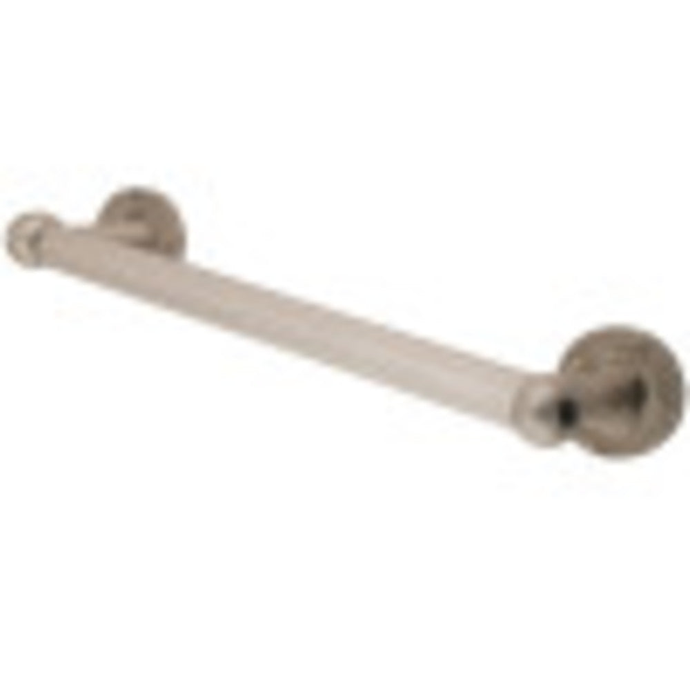 Kingston Brass DR910128 Georgian 12" Decorative Grab Bar, Brushed Nickel - BNGBath