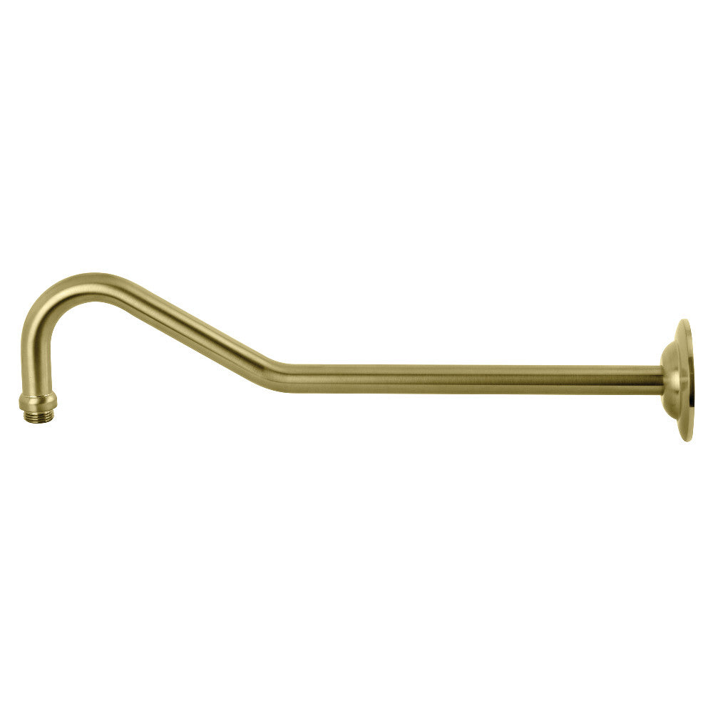 Kingston Brass K117C7 Restoration 17" Shower Arm, Brushed Brass - BNGBath