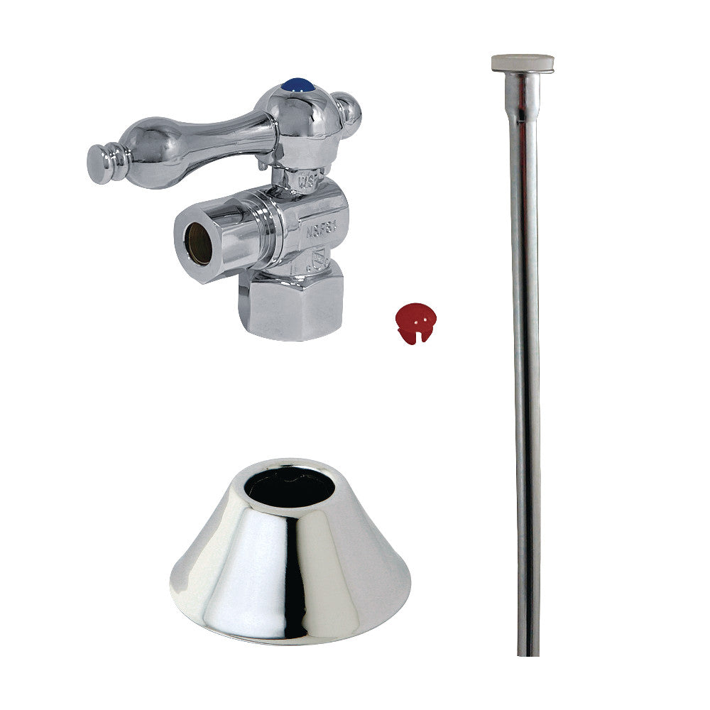 Kingston Brass CC43101TKF20 Traditional Plumbing Toilet Trim Kit, Polished Chrome - BNGBath