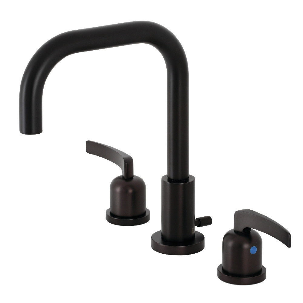 Kingston Brass FSC8935EFL Centurion Widespread Bathroom Faucet with Brass Pop-Up, Oil Rubbed Bronze - BNGBath