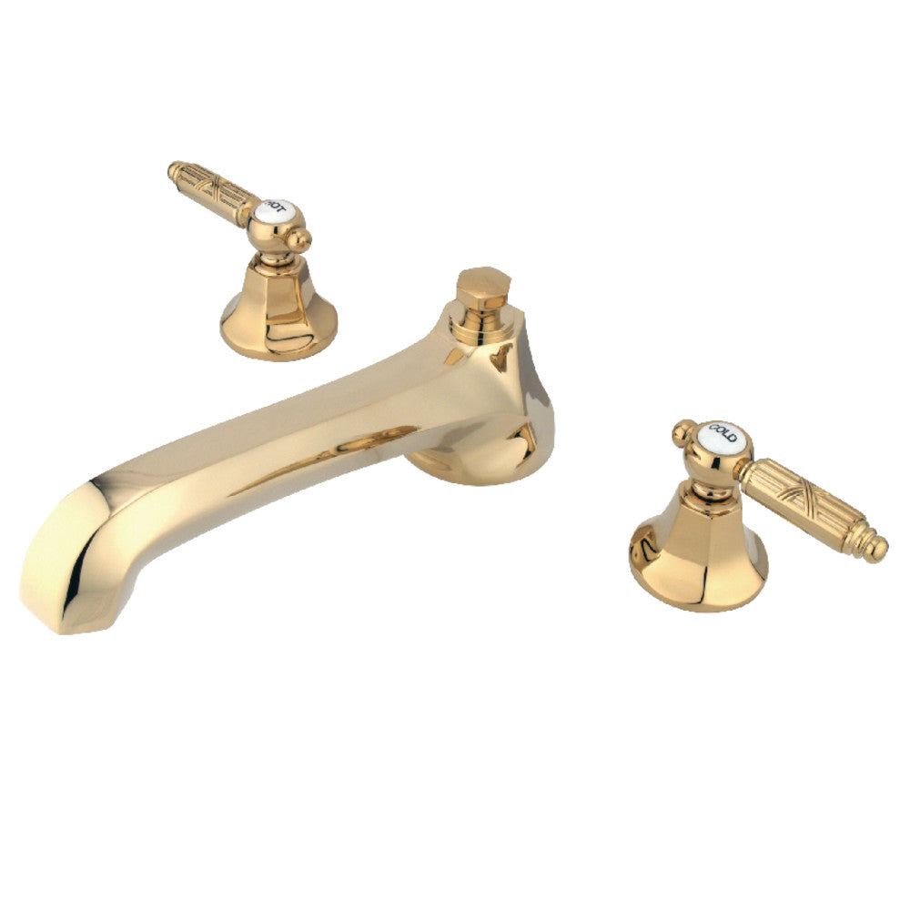 Kingston Brass KS4302GL Georgian Roman Tub Faucet, Polished Brass - BNGBath