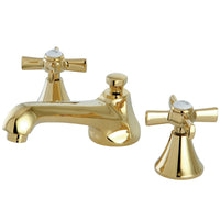 Thumbnail for Kingston Brass KS4472ZX 8 in. Widespread Bathroom Faucet, Polished Brass - BNGBath