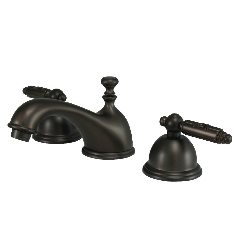 Kingston Brass KS3965GL 8 in. Widespread Bathroom Faucet, Oil Rubbed Bronze - BNGBath