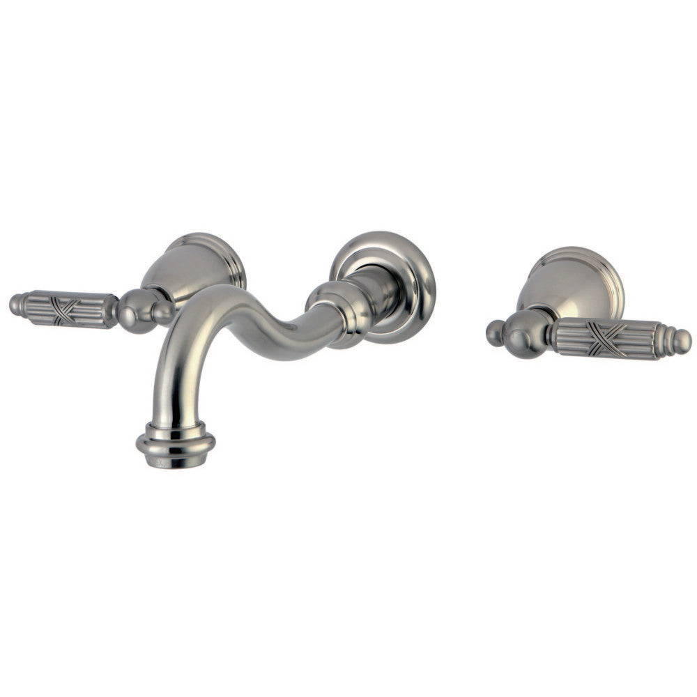 Kingston Brass KS3128GL Wall Mount Bathroom Faucet, Brushed Nickel - BNGBath