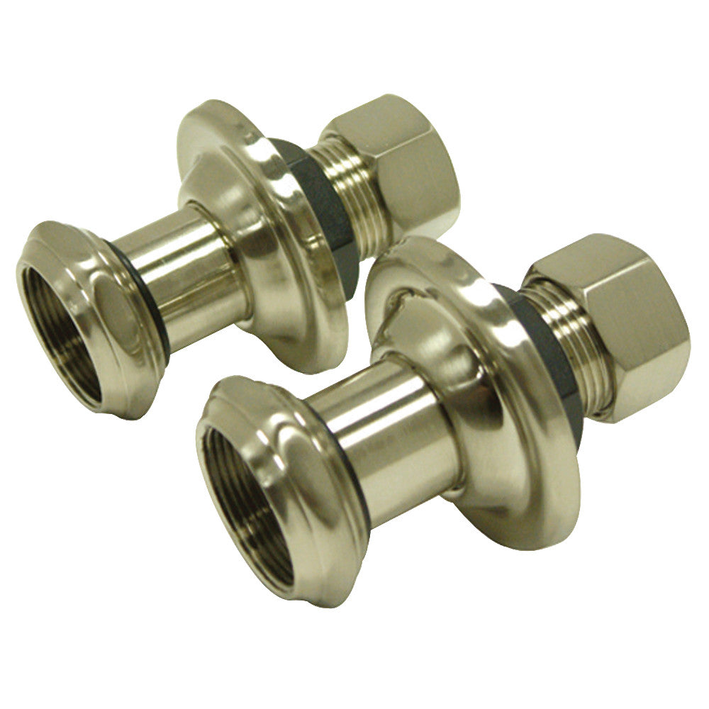 Aqua Vintage AEU4108 1-3/4" Wall Union Extension, Brushed Nickel - BNGBath