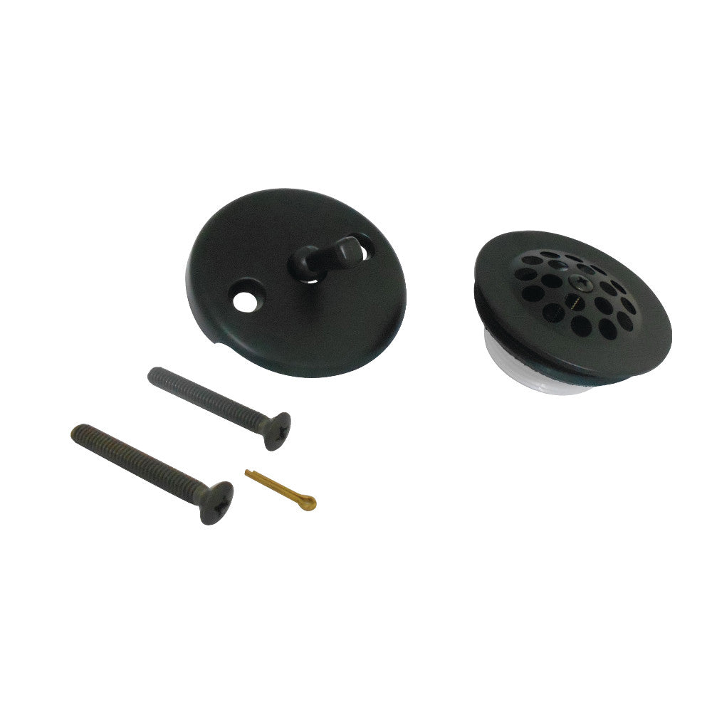 Kingston Brass DTL5305A0 Grid Tub Drain Kit, Matte Black - BNGBath