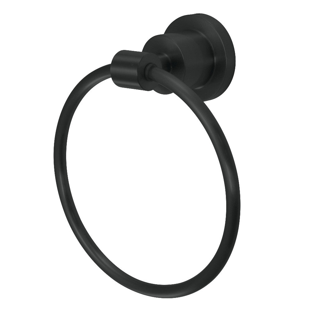 Kingston Brass BA8214MB Concord Towel Ring, Matte Black - BNGBath