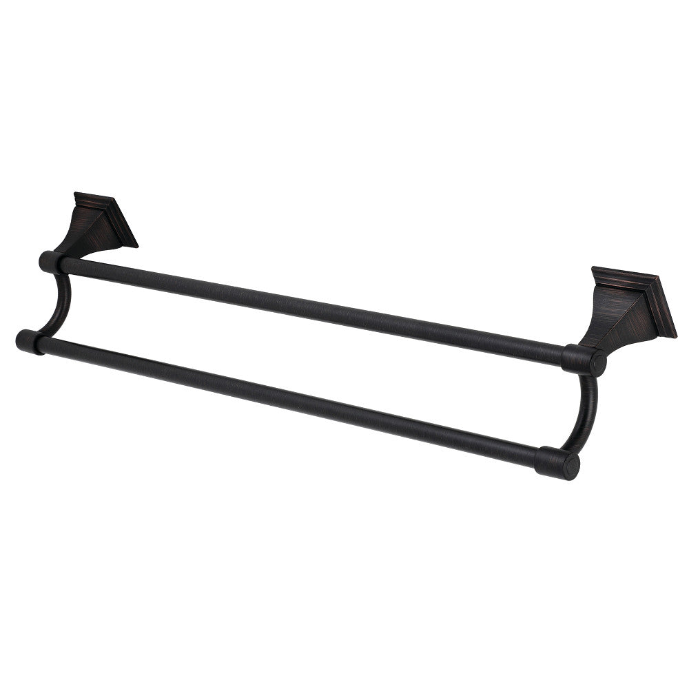 Kingston Brass BAH6123ORB Monarch 24-Inch Dual Towel Bar, Oil Rubbed Bronze - BNGBath