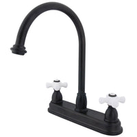 Thumbnail for Kingston Brass KB3745PX Restoration Centerset Kitchen Faucet, Oil Rubbed Bronze - BNGBath