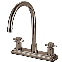 Thumbnail for Kingston Brass KS8798DXLS Concord Centerset Kitchen Faucet, Brushed Nickel - BNGBath