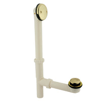 Thumbnail for Kingston Brass DTTA2162 Tip-Toe Bath Tub Drain, Polished Brass - BNGBath