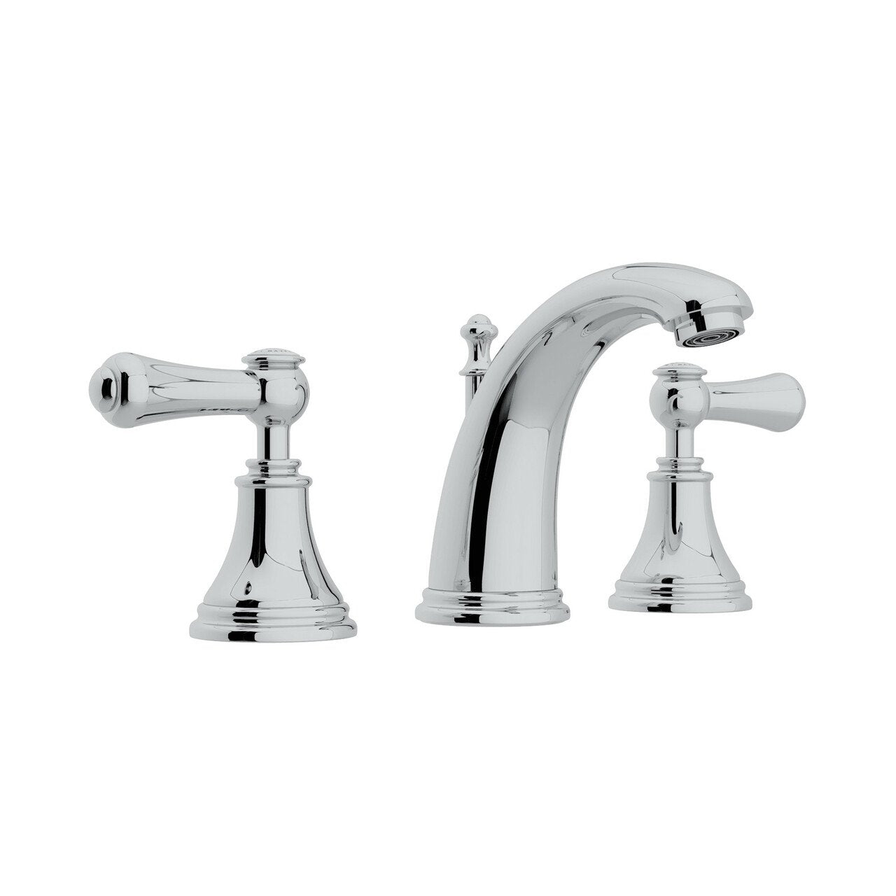 Perrin & Rowe Georgian Era High Neck Widespread Bathroom Faucet - BNGBath