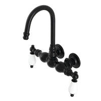 Thumbnail for Aqua Vintage AE5T0 Vintage 3-3/8 Inch Wall Mount Tub Faucet, Matte Black - BNGBath