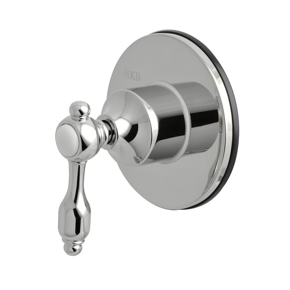 Kingston Brass KS3031TAL Tudor 3-Way Diverter Valve with Trim Kit, Polished Chrome - BNGBath