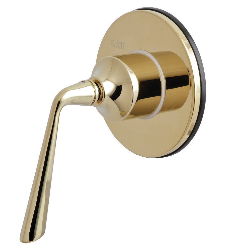 Kingston Brass KS3032ZL 3-Way Diverter Valve with Trim Kit, Polished Brass - BNGBath