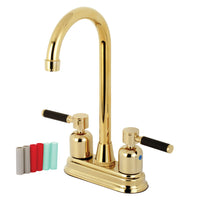 Thumbnail for Kingston Brass KB8492DKL Kaiser Bar Faucet, Polished Brass - BNGBath